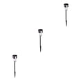thumbnail image 1 of jesticaly 2Pcs Stainless Solar LED Lawn Lamp IP44 Outdoor Garden Pathway Landscape Lamp Warm White 3Set, 1 of 6