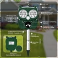thumbnail image 6 of Upgraded Solar Ultrasonic Animal Repeller, Motion Activated Wildlife Deterrent Device with LED Flashing Light, Waterproof Outdoor Garden & Yard Protection, Solar Powered, 6 of 7