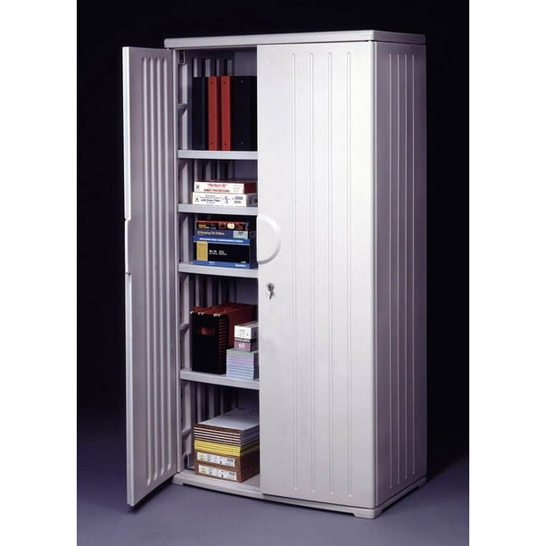 Officeworks 72 In Storage Cabinet In Platinum Walmart Com Walmart Com
