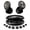 Black, variant on Ear Plugs for Sleeping Noise Cancelling, 45dB Silicone Ear Plugs for Noise Reduction, 8 Eartips Reusable Sleeping Ear Plugs for Snoring & Traveling, Black