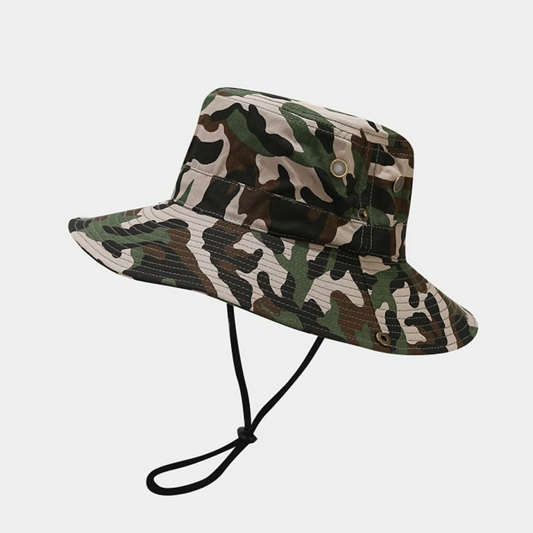 Outdoor Boonie Hat Wide Brim Breathable Fishing Sun Hat For Men/Women  Waterproof Wide Brim Bucket Hat Boonie Hat For Fishing Hiking Garden Beach  Daily