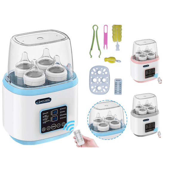 KIDDOS, Calentador Esterilizador Biberones Para Bebé Gran Capacidad
