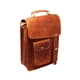 thumbnail image 3 of Bolso Mensajero De Cuero De 13 ", Estuche Para Computadora Portátil, Maletín De Oficina, Regalo Para Hombres, Bolso De Hombro Desgastado Para Computadora, 3 of 5