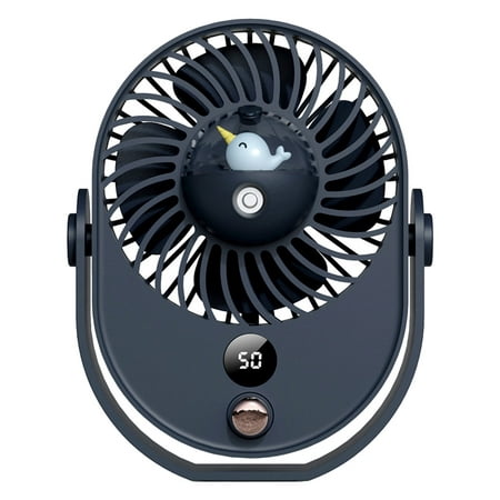 

2023 Summer Savings Clearance! WJSXC Portable Mini Fan 3 Speed Adjustable Fans USB Rechargeable Desk Outside Travel Blue