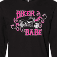 thumbnail image 4 of Inktastic Biker Babe Long Sleeve T-Shirt, 4 of 5