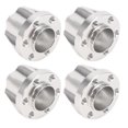 thumbnail image 3 of 4pcs 1.9inch Aluminum Alloy Silver Wheel Hex Hub Fit For SCX10 1/10 RC Car Model17mm, 3 of 8
