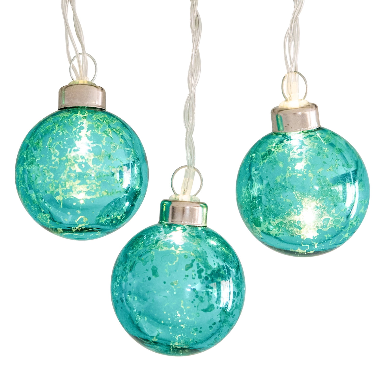 Belham Living String Lights, Mercury Glass Green