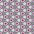 thumbnail image 1 of Ahgly Company Indoor Square Patterned Pink Novelty Area Rugs, 7' Square, 1 of 6