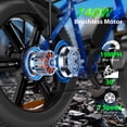 thumbnail image 2 of OUXI Electric Bike for Adults, 500W Electric Bicycle, 48V 13Ah Battery, 20'' Fat Tire Ebike, 38 Miles Range Mountain Bike for Cycling, 7 Speed E Bike, E-bike UL2849, 2 of 5