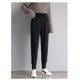 thumbnail image 1 of Pantalones deportivos de terciopelo, pantalones de mujer, puntera suelta, otoño/invierno, pantalones casuales largos Harlan ajustados, 1 of 6