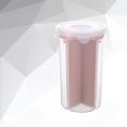 thumbnail image 2 of Large Cereal Container Keeper Plastic Storage Food Storage Containers Freezer Safe Space Saver Suitable For Cereal Flour Sugar Coffee Rice Snacks Size - L (Pink), 2 of 8