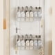 thumbnail image 4 of Zapatero para armario de baño, sin perforaciones, para pared, para puerta de baño, zapatero, 4 of 7