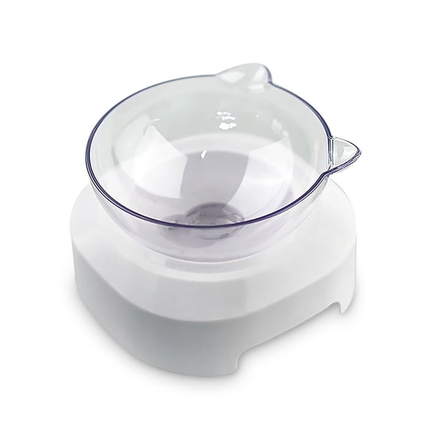 Cuencos De Comida Para Mascotas Soporte Cuencos Para Gatos Tazón De Agua Para Mascotas Gato Elevado Elevado Altura Ajustable Perfecta Ángulo Doble Ajustable Cateissary PT001539-01