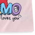 thumbnail image 6 of Sesame Street Elmo Short Sleeve T-Shirt and Shorts Set(Girls), 2 Piece Set, Sizes 2T-4, 6 of 8