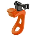 thumbnail image 1 of TELESIN Adjustable Camera Wrist Strap Holder with Silicone Elastic Quick Release Wristband - Telesin TLQ-001, 360° Rotation, for GoPro/Insta360/X3, Orange, 1 of 7