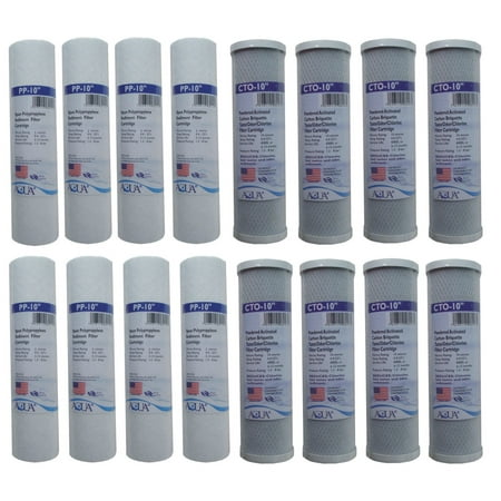 8 replacement filter set for Dual Stage Reverse Osmosis Revolution Whole House System (2 year