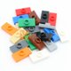 thumbnail image 4 of 50 piezas de bloques de construcción de ladrillos de placa modificados 1x2 con 1 perno 3794 15573 compatibles con ensamblajes de partículas de todas las marcas de bloques, 4 of 5