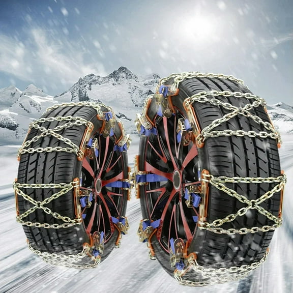 FOR Upgraded Tire Chains Snow Chains for RV Truck SUV of Tire Heavy Duty Anti Slip Snow Chain