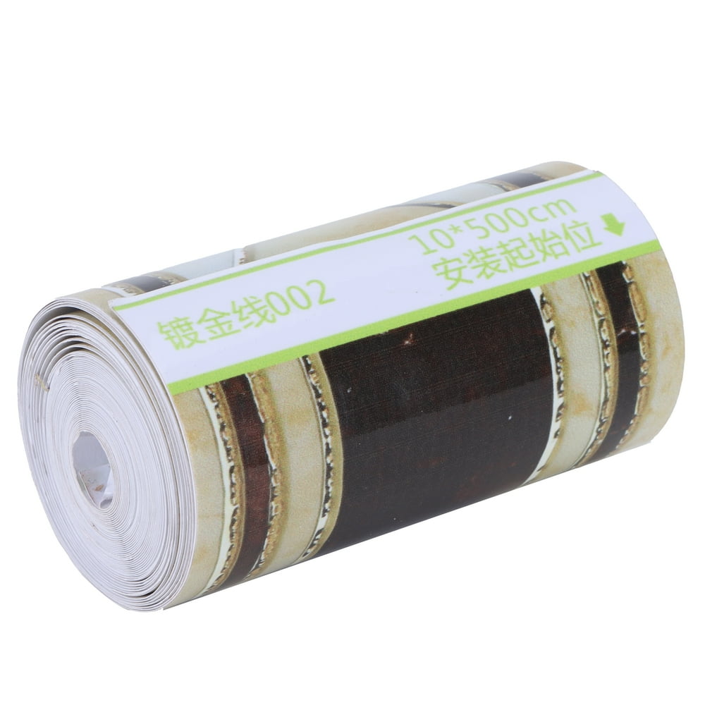 Mgaxyff Wallpaper Border Trim Self Adhesive Wall Art Sticker Waist Line