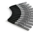 Sharpie Fine Point Permanent Marker Black Dozen 30001 - Walmart.com