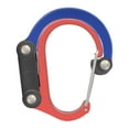 thumbnail image 1 of Clip de Mosquetón y bolsa de Gancho Sunnimix Acc rojo y azul, 1 of 8