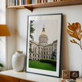 thumbnail image 5 of Georgia State Capitol 01 - Atlanta Georgia Photography Black Framed Wall Art Print 24 x 36 inches, 5 of 8