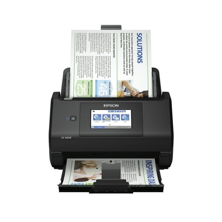 Epson WorkForce ES-580W Sheetfed Scanner, 1200 dpi Optical