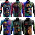 thumbnail image 2 of Conjunto de maillot de ciclismo del equipo Pro México, ropa de ciclismo de montaña de manga larga, ropa transpirable para ciclismo de montaña para hombre, 2 of 5