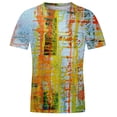 thumbnail image 4 of EGNMCR Chemises à Manches Courtes pour Hommes, T-shirt Col Rond Décontracté d'Été, Mode Décontractée pour Hommes, Impression Numérique 3D, Hauts Décontractés d'Été, 4 of 5