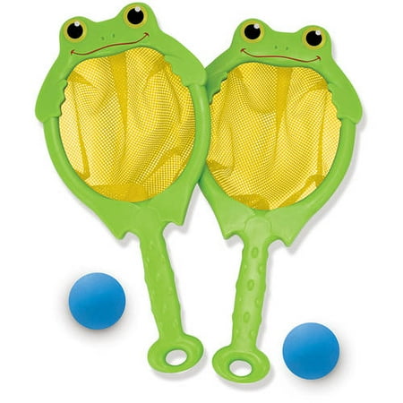 Froggy Phonics Game - Melissa & Doug Sunny Patch Froggy Toss and Catch Net Game With 2 Balls