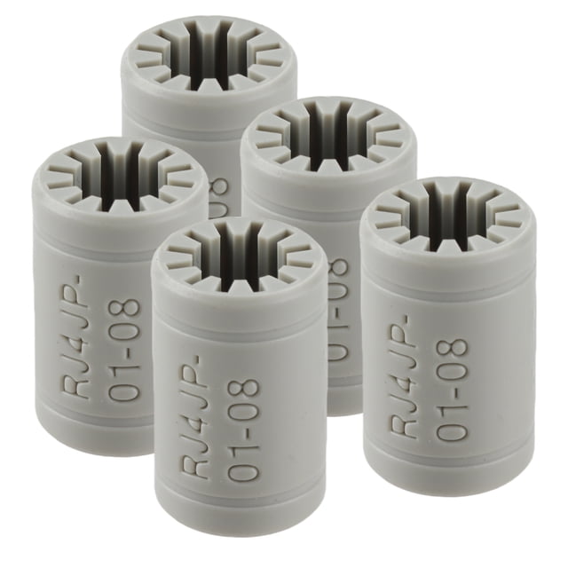 5 Pcs Roulement en Plastique, Gris Solide 8mm Intérieur / 16mm Extérieur RJMP-01-08 Anneau de Retenue pour Arbre 10-30mm Dia. pour Manipulation