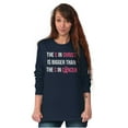 thumbnail image 3 of Christian Pink Ribbon Breast Cancer Women Plus Size Long Sleeve Graphic Tee Brisco Brands 3X, 3 of 5
