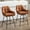 Brown, variant on JURANYAZHU 26.3'' Seat Height Swivel Bar Stools, Tufted Mid-back Bar Chair (Set of 2)