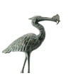 thumbnail image 2 of SPI Cast Iron Single Crane Eating Fish Statue, 2 of 3
