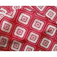 thumbnail image 4 of oneOone Silk Tabby Red Fabric Geometric Bandhani Fabric For Sewing Printed Craft Fabric By The Yard 42 Inch Wide, 4 of 4