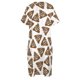 thumbnail image 5 of Vestido holgado con bolsillos y estampado de caca, vestido de verano para mujer, vestido vintage 2025, 5 of 7