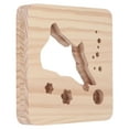 thumbnail image 4 of Wooden 3D LED Light, Night Lamp Hollow Design USB Power Supply Wolf Shaped Pattern  For Living Room, 4 of 8