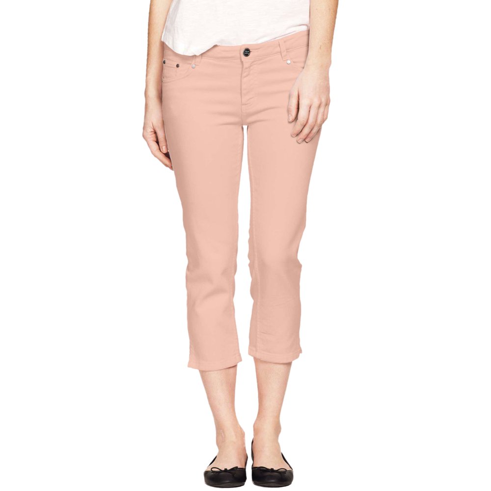 Ellos ellos Women's Plus Size Stretch Slim Capris Pants