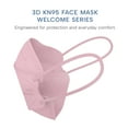 thumbnail image 5 of WellBefore Welcome Series KN95 3D Face Mask, Pink, Regular, Pack of 50, 5 of 7