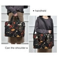 thumbnail image 6 of FORMRS 16" Laptop Bag Carrying Sleeve Case with Handle Travel Shoulder Briefcase, Black Floral Pattern, 6 of 8