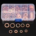 thumbnail image 4 of 200Pcs Joint Plat, Joint, Rondelle, Écrou et Boulon Cuivre Assortiment Kit, avec Boîte, 4 of 5
