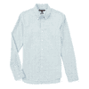Michael Kors Men Slim-Fit Stretch Long-Sleeve Grid Pattern Woven Shirt LagoonXXL