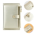 thumbnail image 2 of MasteelfCA 1pc Female Creative Creadit Cards Holder Zipper Money Wallet PU Leather Purse, 2 of 7