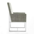 thumbnail image 5 of Manhattan Comfort Element 18.9" Velvet Dining Chair in Steel Gray (Set of 6), 5 of 11