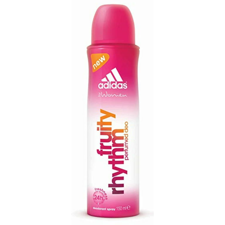 komplet kunst ophøre Adidas Fruity Rhythm Coty Deodorant Spray Perfumed 5.0 oz - (Pack of 3) -  Walmart.com