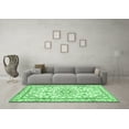 thumbnail image 3 of Ahgly Company Indoor Rectangle Persian Emerald Green Traditional Area Rugs, 7' x 9', 3 of 4