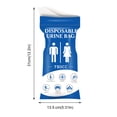 thumbnail image 4 of Para Desechable 4 Uds. Bolsas Vómito 750ml A Prueba Fugas Atascos Tráfico () Azul, 4 of 6