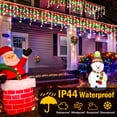 thumbnail image 3 of Luces de Carámbano Navideñas Heceltt 50 m 1600 LED Impermeables, 3 of 6
