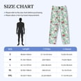 thumbnail image 4 of Pofeuu Bunny And Rose Print Men's Pajama Pants, Soft Lounge Pajama Pants with big pockets for Men Plaid Pj Bottoms-XX-Large, 4 of 6