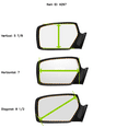 thumbnail image 5 of Fits 09-14 Q5,10-14 Q7 Left Driver Mirror Glass Lens w/Adhesive USA w/o Optional Rear Mount Backing Plate. See Details, 5 of 6